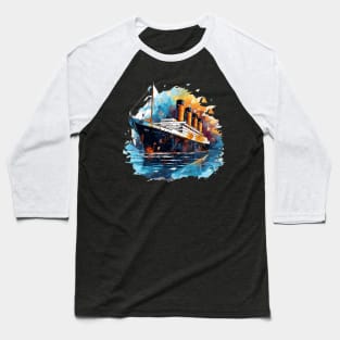 Retro Titanic Men Women Kids Vintage Titanic Baseball T-Shirt